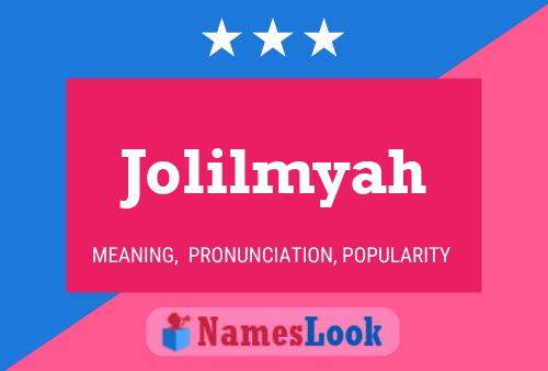 ملصق اسم Jolilmyah