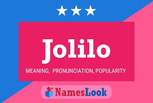 ملصق اسم Jolilo