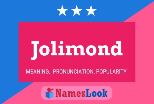 ملصق اسم Jolimond