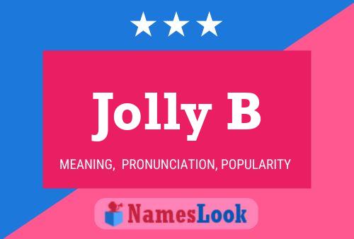 ملصق اسم Jolly B