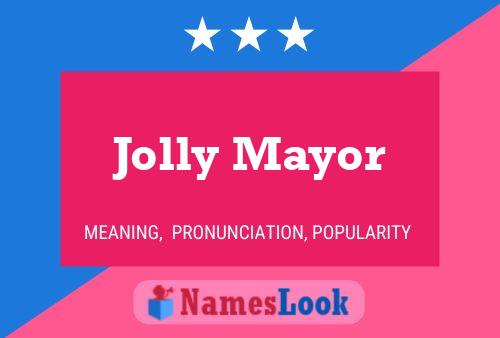 ملصق اسم Jolly Mayor