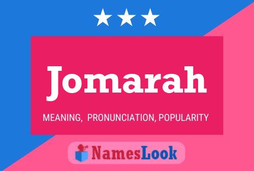 ملصق اسم Jomarah