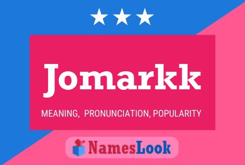 ملصق اسم Jomarkk