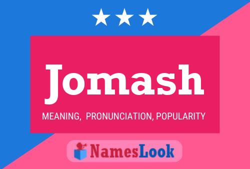 ملصق اسم Jomash