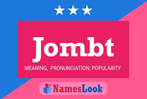 ملصق اسم Jombt