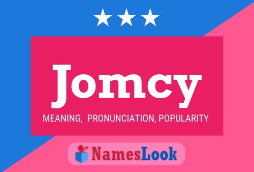 ملصق اسم Jomcy