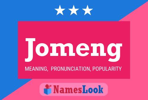 ملصق اسم Jomeng