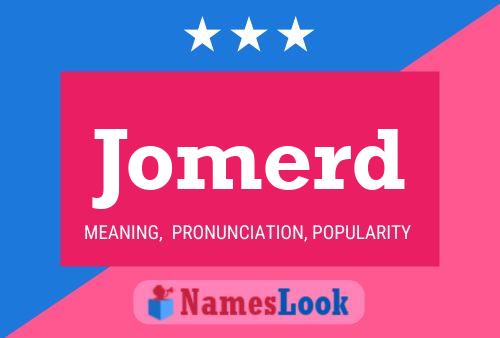 ملصق اسم Jomerd