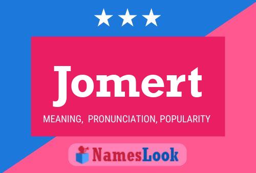 ملصق اسم Jomert