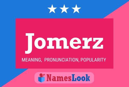 ملصق اسم Jomerz