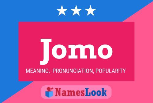 ملصق اسم Jomo