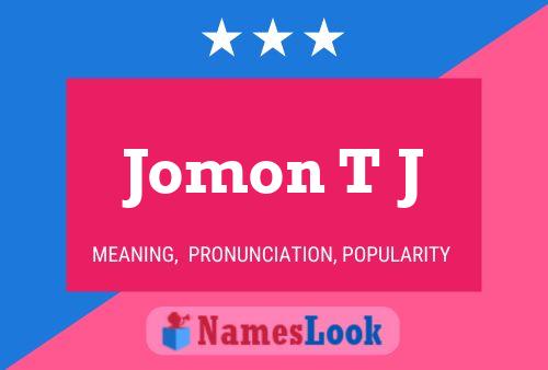 ملصق اسم Jomon T J