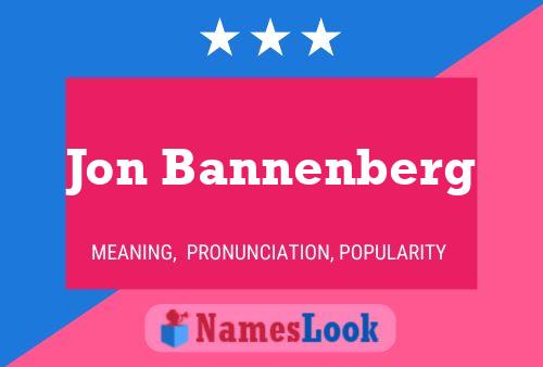 ملصق اسم Jon Bannenberg