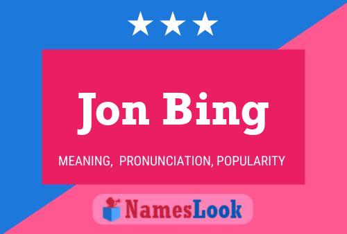 ملصق اسم Jon Bing