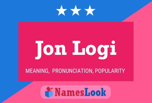 ملصق اسم Jon Logi