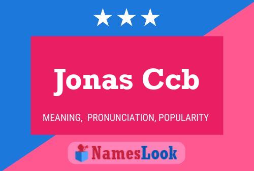 ملصق اسم Jonas Ccb