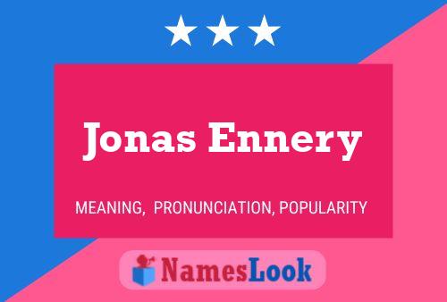 ملصق اسم Jonas Ennery