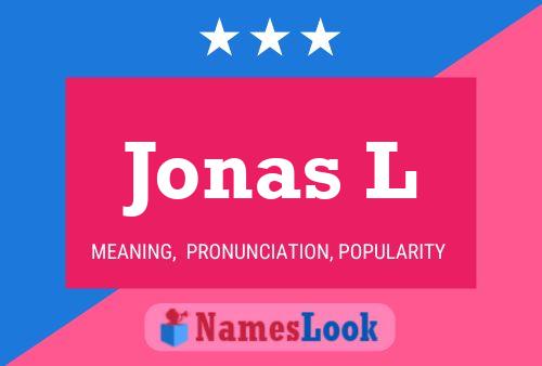 ملصق اسم Jonas L