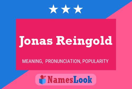 ملصق اسم Jonas Reingold