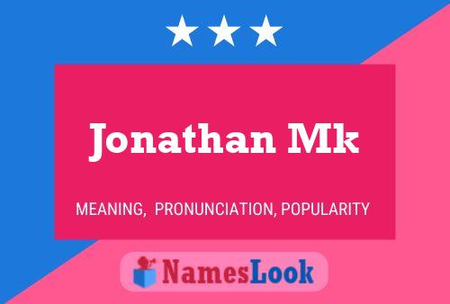 ملصق اسم Jonathan Mk