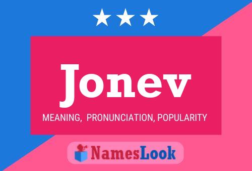 ملصق اسم Jonev