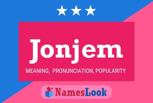 ملصق اسم Jonjem