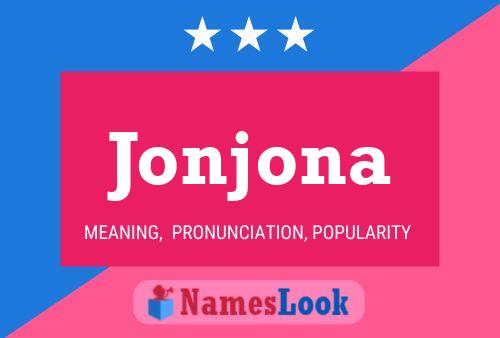 ملصق اسم Jonjona