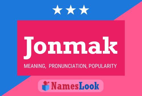 ملصق اسم Jonmak