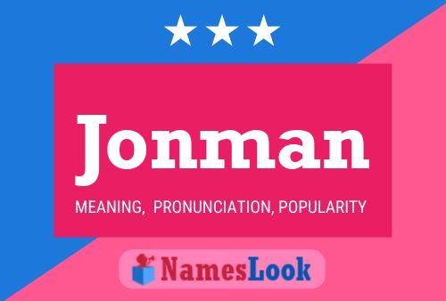 ملصق اسم Jonman