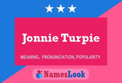 ملصق اسم Jonnie Turpie