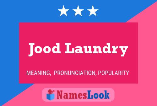 ملصق اسم Jood Laundry