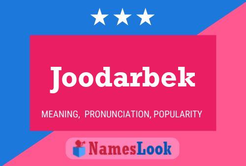 ملصق اسم Joodarbek