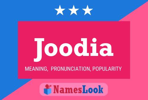 ملصق اسم Joodia