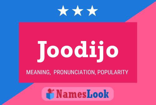 ملصق اسم Joodijo