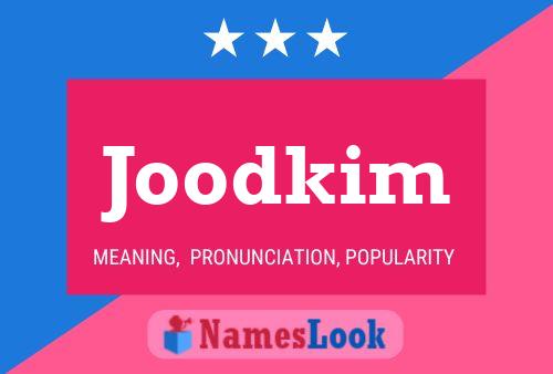 ملصق اسم Joodkim