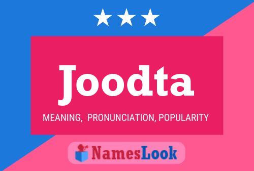 ملصق اسم Joodta