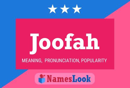 ملصق اسم Joofah