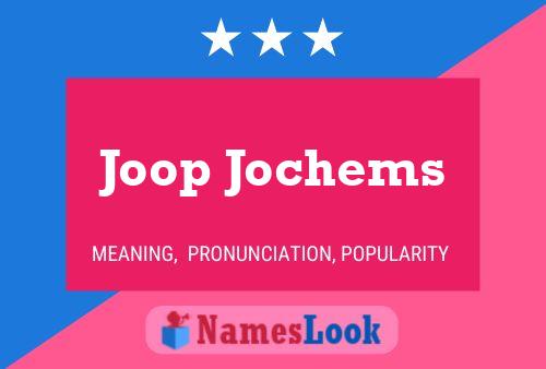 ملصق اسم Joop Jochems