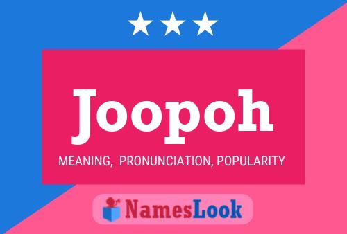 ملصق اسم Joopoh