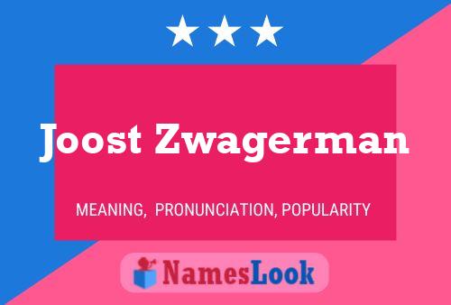 ملصق اسم Joost Zwagerman