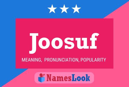 ملصق اسم Joosuf