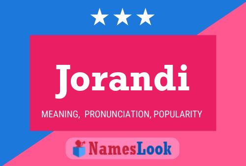 ملصق اسم Jorandi