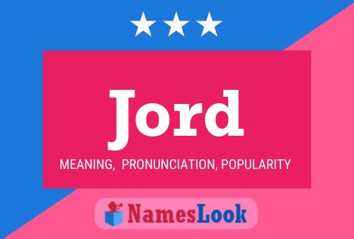 ملصق اسم Jord