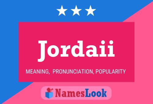 ملصق اسم Jordaii