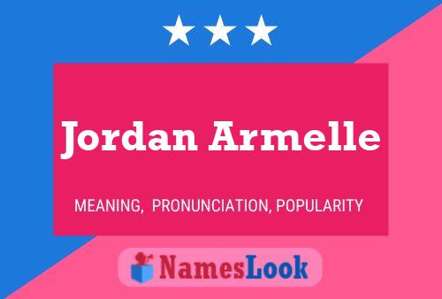 ملصق اسم Jordan Armelle