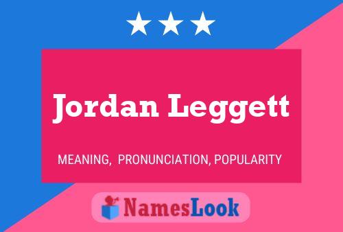 ملصق اسم Jordan Leggett