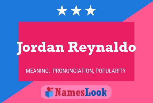 ملصق اسم Jordan Reynaldo