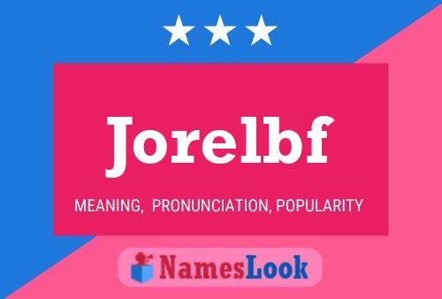 ملصق اسم Jorelbf