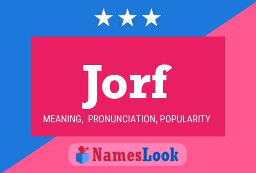 ملصق اسم Jorf