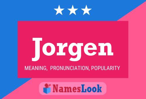 ملصق اسم Jorgen